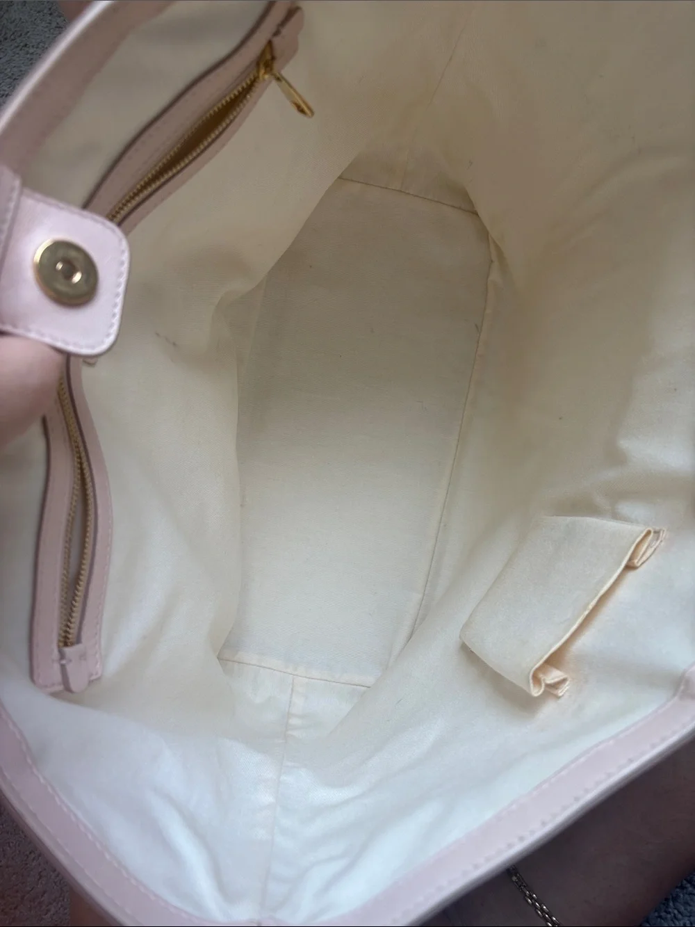 Dolce and Gabbana pale pink tote